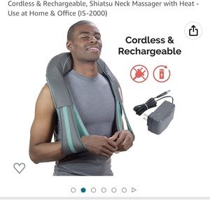 TruMedic InstaShiatsu+ Neck, Back, and Shoulder Massager